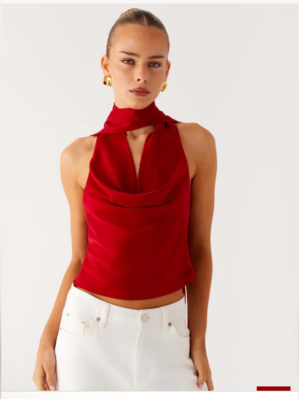 Red top size US4 new with tags never worn